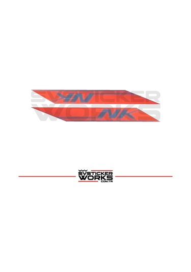 Cfmoto 250nk Sticker Arka Kuyruk Üzeri Nk Yazılı Sticker Sağ Sol Set