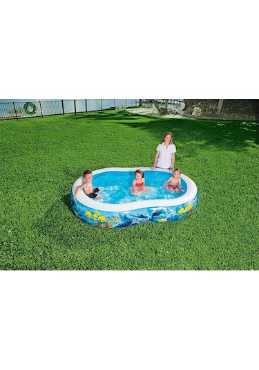Bestway Desenli Oval Şişme Havuz