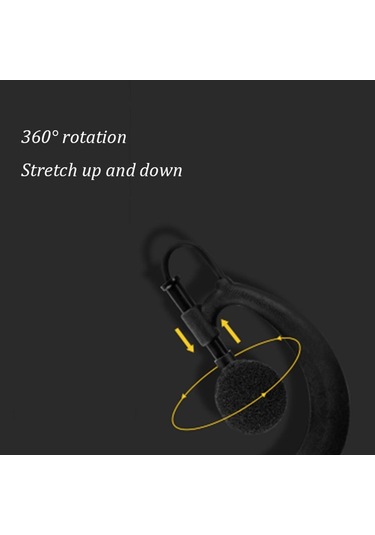 Beebest Walkie Talkie Kulaklık H1 3 MM Tek Kulaklık Kulak Kancalı Kulaklık Spiral Kablo Ile Mijia Walkie Talkie İçin