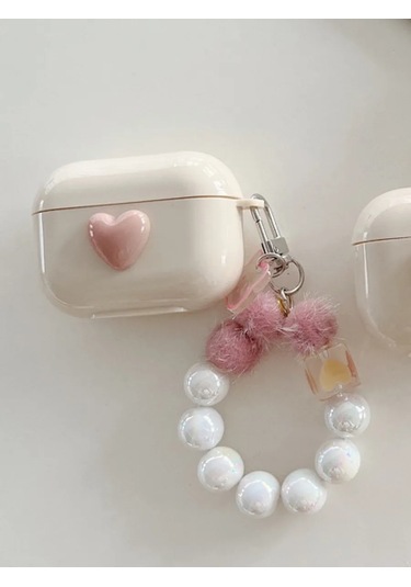 Cronax Airpods Uyumlu Pro2 İçin Silikon Kılıf, Anahtarlık İle 260921854 Bej