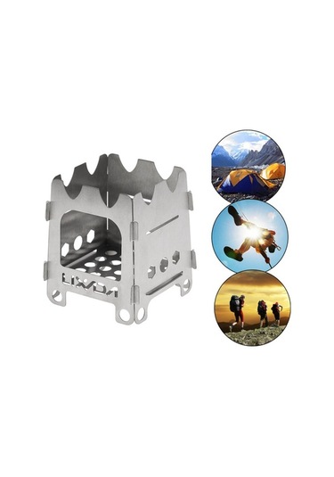 Artfulabode Ultra Titanyum Taşınabilir Ocağı Katlanır Kamp, Kamp Jzr-gy Hiking Hafif Gümüş Geeroyoo Balıkçılık & - Kz Gümüş