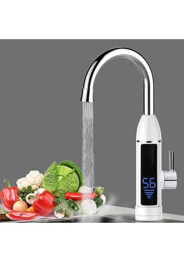 Elektrikli Su Isıtıcıları Musluk Anlık Su Isıtıcıları Musluklar Hız Sıcak Musluk Lcd Dijital Sıcaklık Göstergesi Isıtıcılar Dokunun