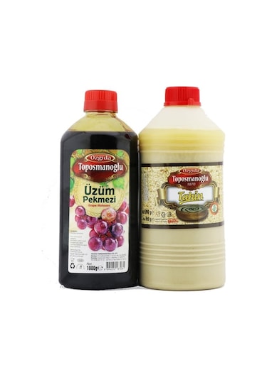 Özgıda Toposmanoglu Üzüm Pekmezi 1 KG + Tahin 960 G