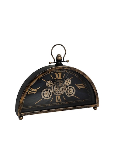 Vitale Roma Çarklı Yarım Daire Masa Saati 40 Cm Ak.jı0049 Diğer