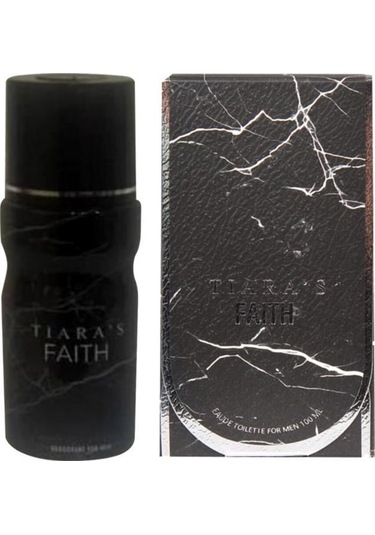 Tiara's Faith Erkek Parfüm EDT 100 ML + Deodorant 150 ML