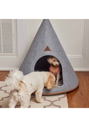 Beylini Kedi Evi Taşınabilir Dekoratif Çantalı Pet Evi 45x50