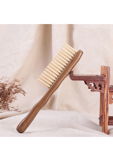 2x Doğal Sandal Ağacı Saç Tarak El Yapımı Ahşap Tarak Dolaşık Açıcı Geniş Diş Tarak Tasarımı