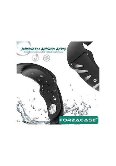 Forzacase Huawei Watch Gt2 42 Mm İle Uyumlu Yumuşak Jel Şık Silikon Kordon Kayış - Fc876 Lila