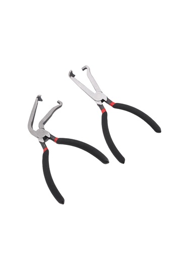 Aubyhe Elektrik Bağlantı Açma Pensi Seti - İki Parça Oto Tamir Aracı - Düz Ve 60 Dirsekli Uçlu - Yüksek Karbon Çelikten Yapıldı