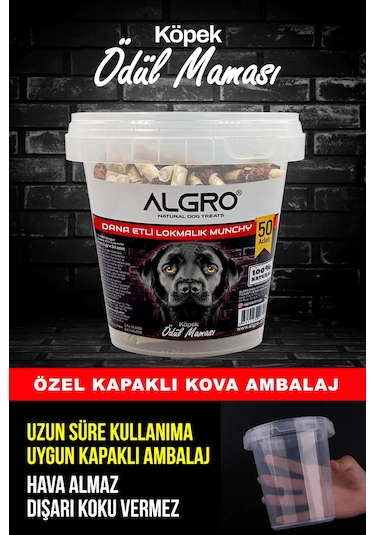 Algro Dana Etli Lokmalık Munchy Stick 50 Adet 3 Kova