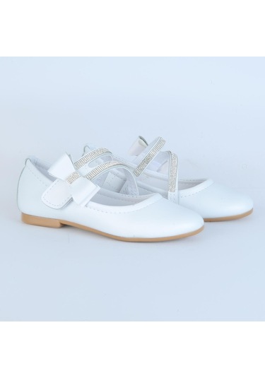 Ayakcenter 24-herbebe Kız Çocuk Günlük Babet Beyaz