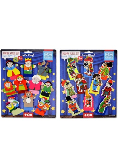 2 Set 20 Parça Tox Hacivat Karagöz ve Masal Kahramanları Parm