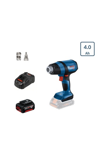 Bosch GHG 18V-50 4 Amper Tek Akülü Sıcak Hava Tabancası Bez Çantalı