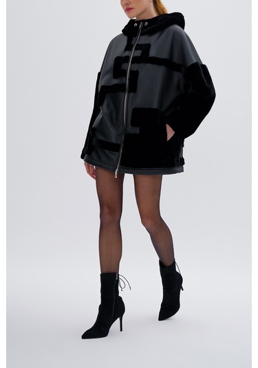 Valmenti Kadın Kürk Siyah Mont 616 6472 Bn Kurk Sk24/25 Sıyah Siyah