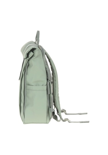 Lassig Rolltop Up Bebek Bakım Sırt Çantası Silver Green Açık Yeşil