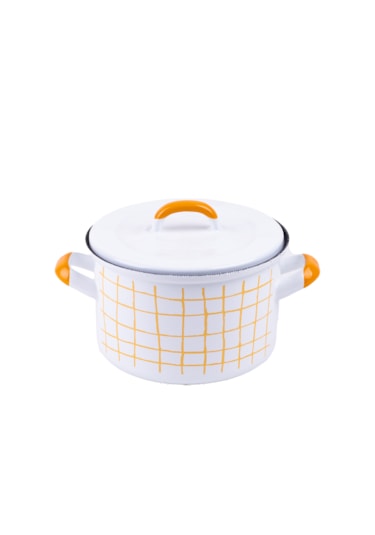 Rainpot Grid Emaye Tencere 16cm