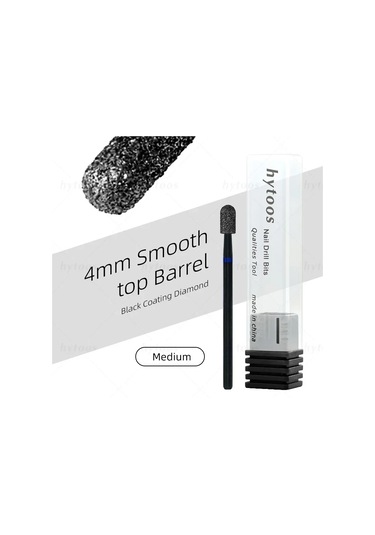 Hytoos Pro Siyah Elmas Tırnak Matkap Uçları Rus Tırnak Eti Ucu Tırnak Matkap Ölü Cilt Tırnak Eti Temizleyici Çivi Ön Tedavi Araçları Altın