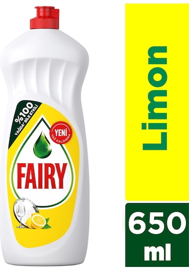 Fairy Limon Kokulu Elde Sıvı Bulaşık Deterjanı 20 x 650 ML
