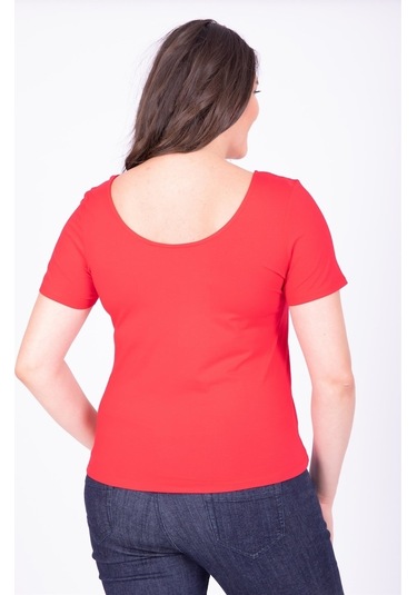 Balerin Yaka Tişört (532254326)