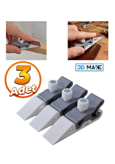 3'lü Mini Zımpara Takozu Seti 17x74mm