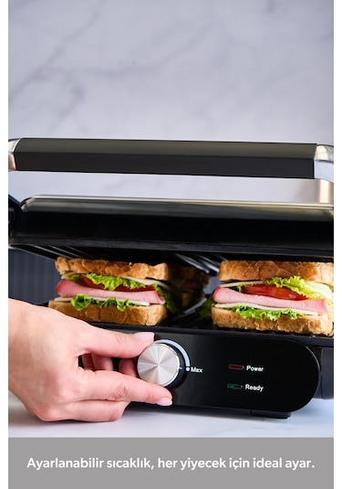 Homend Grilliant 1366H 2000 W Tost Makinesi