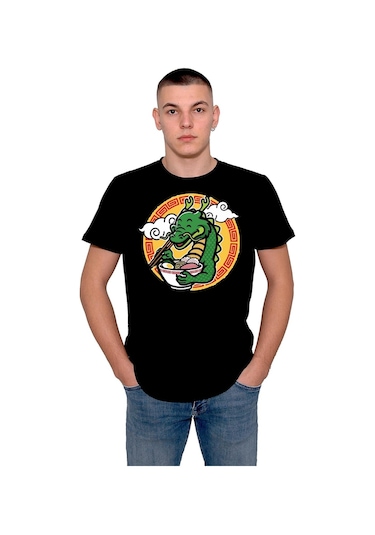 Naruto Ejderha Sushi Anime Dragon Tişört Unisex T-shirt 001