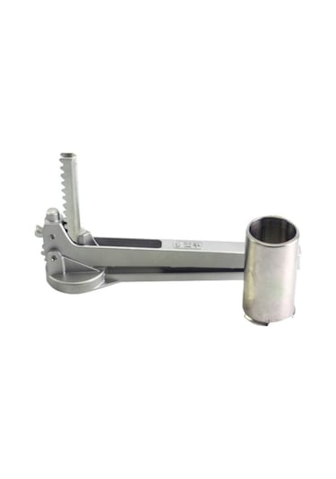 Paslanmaz Çelik Manuel Makarna Kesme Makinesi Gümüş