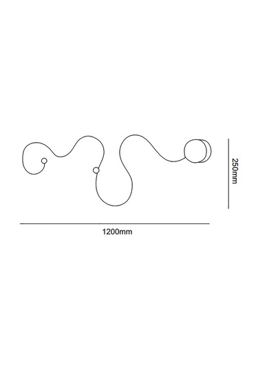 Tra30078 Eco 120*30 Cm Led Aplik Snake (545959876) Beyaz