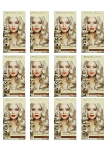 Blacklife Blond Yoğun Performanslı Saç Renk Açıcı X 12 Adet