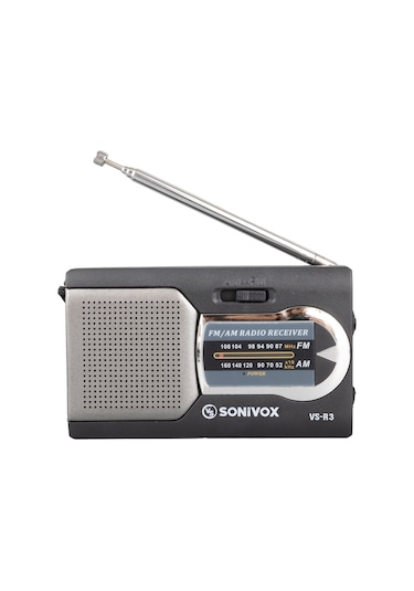 Sonivox VS-R3 Mini Fm Radyo Siyah