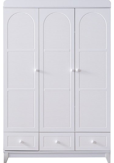 Antalya Yavrulu Karyola, Perla 3 Kapaklı Dolap