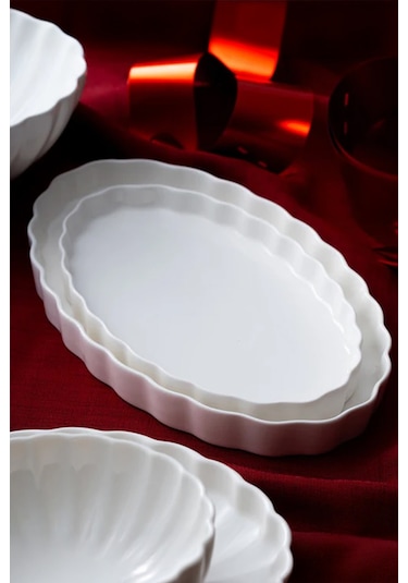 Acar Passion 29 Parça 6 Kişilik Yemek Takımı Beyaz