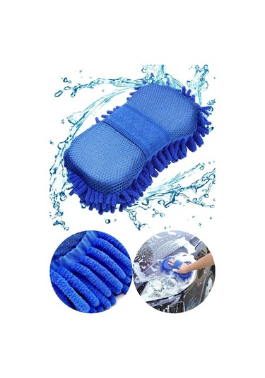 Mikrofiber Araba Yıkama Eldiveni Süngeri Temizleme Oto Bakım Yıkama Bezi Havlu