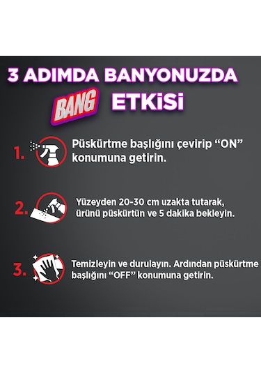 Cillit Bang Dezenfektan Mutfak & Banyo Yağ Ve Kireç Çözücü Sprey Seti 750 Ml