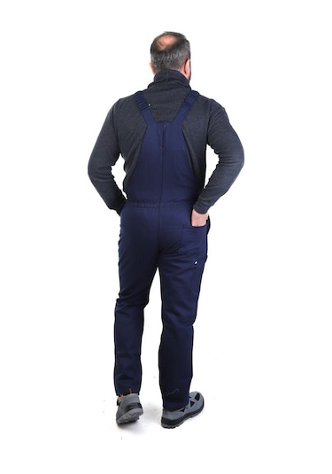 Eser - Gabardin Bahçivan Tulum - Iş Tulumu - Lacivert