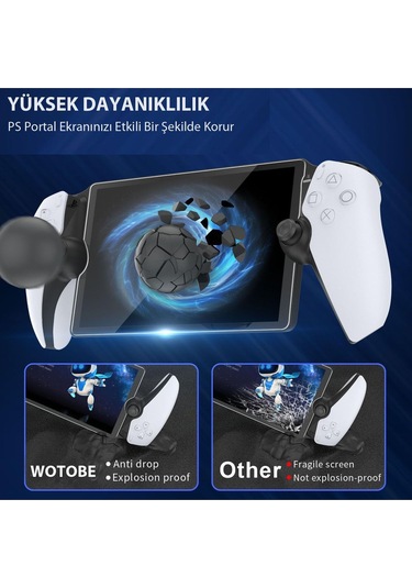 Playstation Ps Portal Oyun Konsolu 9h Nano Temperli Cam Ekran Koruyucu-2 Adet