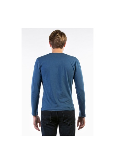 Vigoss Battal Erkek Sweatshırt B44221-03370 - Koyu İndigo