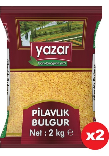 Yazar Pilavlık Bulgur 2 x 2 KG