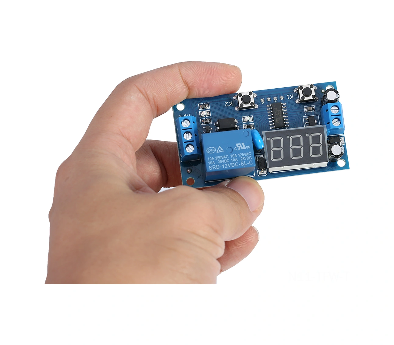 Tenfowee 12v Sürekli Döngüsel Zamanlayıcı Röle Modülü - Açık/kapatma Süresi Ayarlanabilir, Kesinti Anı Belleği, Yüksek Hassasiyetli Kontrol Cihazı