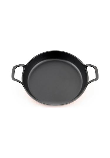 Sürel 5634 Demir Döküm Yuvarlak Sahan 16 CM Siyah
