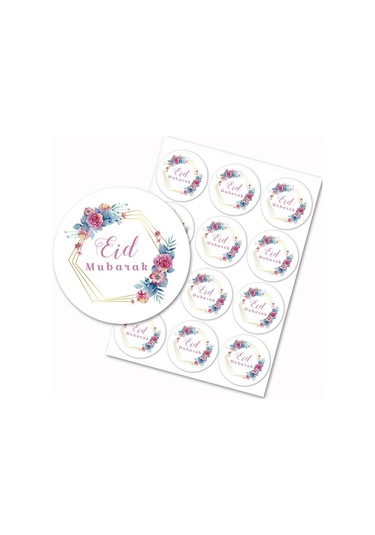 Eıd Mubarak Sticker Etiket Mühür Etiketleri 3 3 3 Diğer