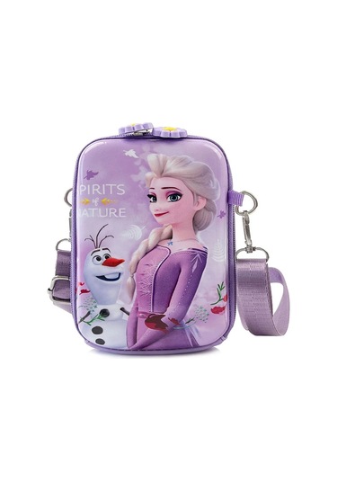 Elsa Prenses Karikatür Anime Dondurulmuş Çocuk Çantası Kız Sevimli Prenses Cro D D Çok Renkli