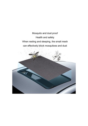 Tongxida Araba Sunroof Manyetik Emme Kapağı, 100x65 Cm, Araba Sivrisinek Ekranı Diğer