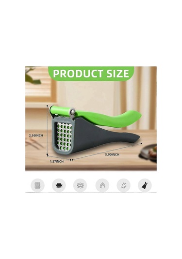 Sarımsak Presi Paslanmaz Çelik Sarımsak Kıyma Makinesi Profesyone Çok Renkli