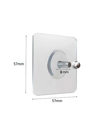 Süper Güçlü Çerçeve Askısı Pin Delgisiz Vidalı Kanca Yapışkanlı Raf Tutucu Askı 5 Li Çok Renkli