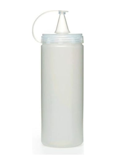 Buffer 12 Adet Şeffaf Kapaklı Plastik Yağlık Sosluk Şişesi 400Ml