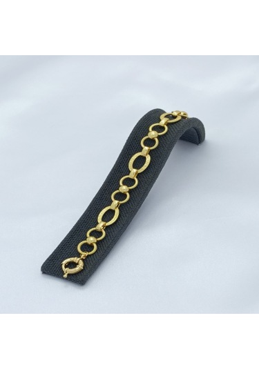 Yeni Sezon Vip Özel Seri Paslanmaz Çelik Halka Model Altın Kaplama Kadın Bileklik Gold