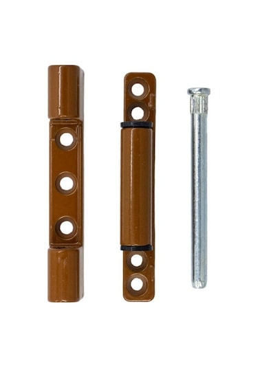 Pvc Pimapen Kapı Menteşesi 95 Mm 2 Adet Vidaları ile Beraber
