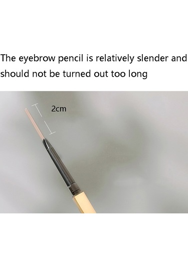 Sones 3 Adet Maycheer 3117 Küçük Altın Külçe Çift Kaş Kalemi İnce Başlık Su Geçirmez Akmayan Kaş Kalemi 5 Yosun Yeşili