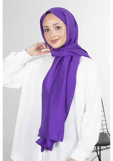 Harem Scarf Brisa Vual Şal - Mor - Saks